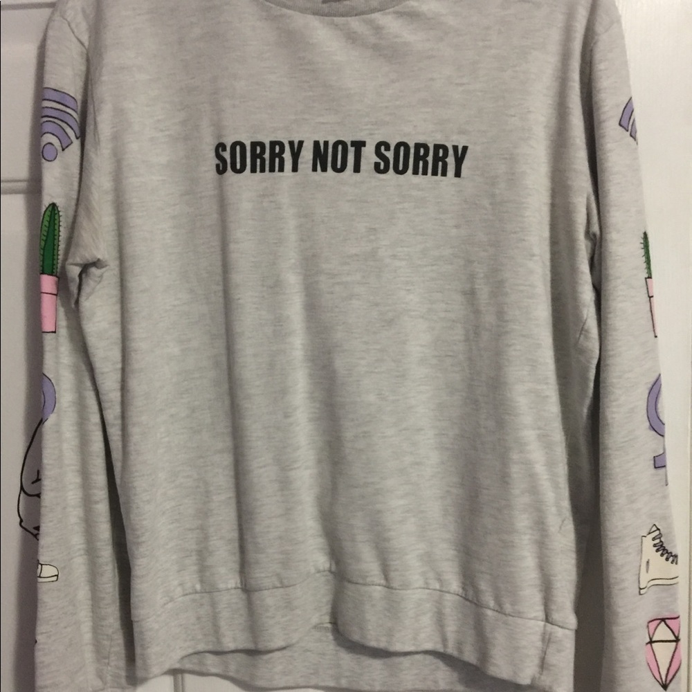 sorry not sorry h&m sweater